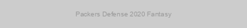 Packers Defense 2020 Fantasy